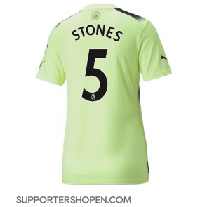 Manchester City John Stones #5 Tredje Matchtröja Dam 2022-23 Kortärmad